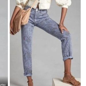 Pilcro Blue Boyfriend Jeans